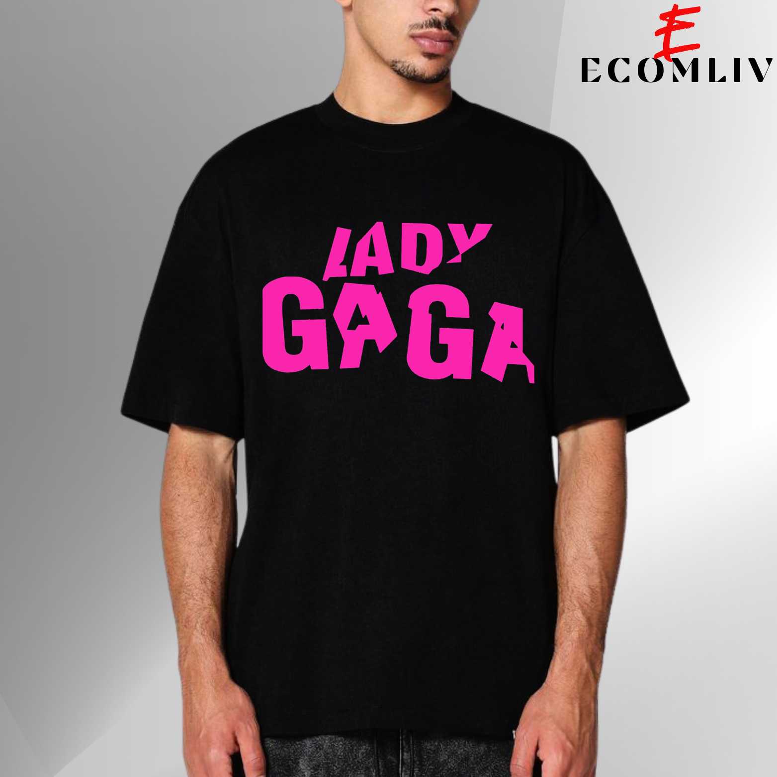 Lady Gaga T Shirt, Concert Streetwear Tee